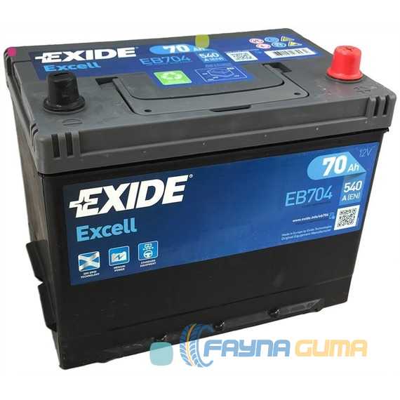 Купити EXIDE Excell 70Ah-12v (266х172х223) R,EN 540