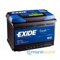 Купить EXIDE Excell 74Ah-12v (278х175х190) R,EN 680