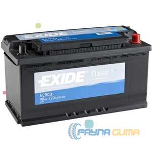 Купити EXIDE Classic 90Ah-12v (353х175х190) R,EN 720