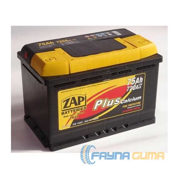Купити Акумулятор ZAP Plus 6СТ- 75Aз 720A L (575 19)