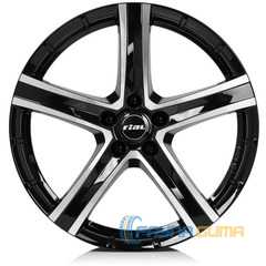 Купити RIAL QUINTO Diamond Black Front Polished R20 W9.5 PCD5x120 ET38 DIA72.6