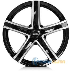 Купити RIAL QUINTO Diamond Black Front Polished R20 W9.5 PCD5x120 ET38 DIA72.6