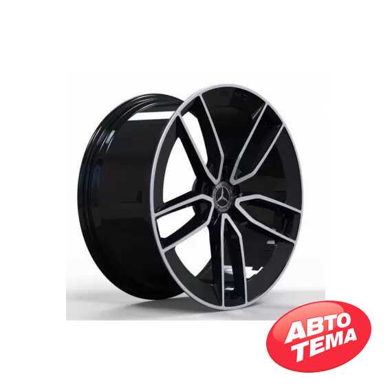 Купить Легковой диск REPLICA FORGED MR399B GLOSS-BLACK-WITH-MACHINED-FACE_FORGED R23 W9.5 PCD5X112 ET45 DIA66.6