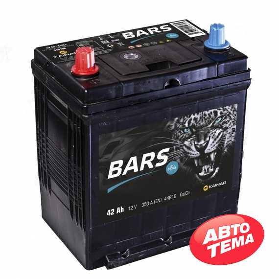 Купити Акумулятор BARS ASIA 6СТ-42 R Plus (пт 350)(необслуг)