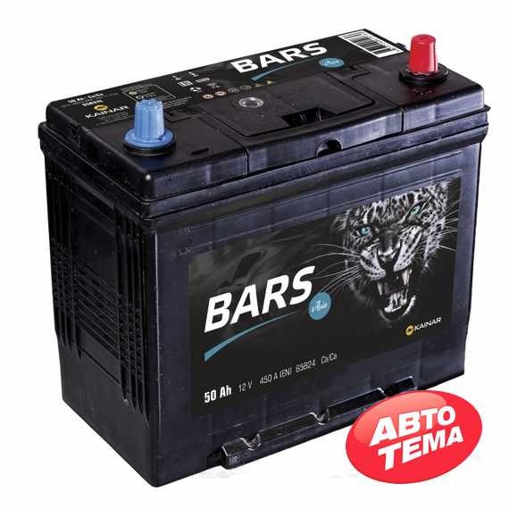 Купить Аккумулятор BARS ASIA 6СТ-50 L Plus (пт 450)(не обслуж)