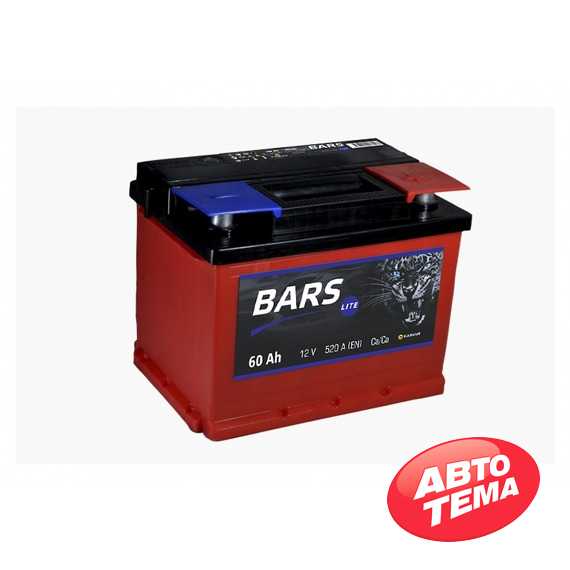 Купити Аккумулятор BARS 6СТ-60 Lite R Plus (пт 520)