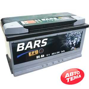 Купить Аккумулятор BARS (EFB) 6СТ-95 R Plus (пт 800)