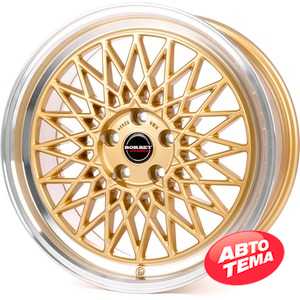 Купити Легковой диск BORBET B Gold Rim Polished R17 W7 PCD4x100 ET38 DIA64.1