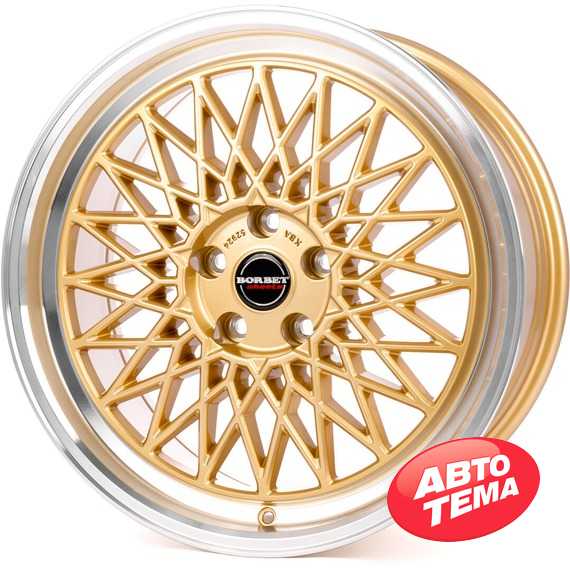 Легковой диск BORBET B Gold Rim Polished - 