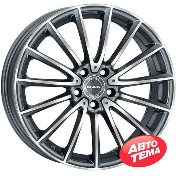 Купить Легковой диск MAK KOMET GLOSS BLACK MIRROR RING R18 W8 PCD5X112 ET33 DIA66.6