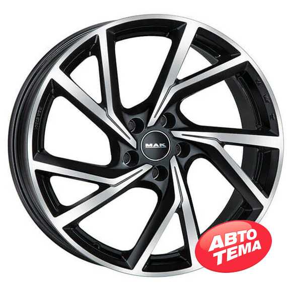 Купити Легковий диск MAK KASSEL BLACK MIRROR R19 W8 PCD5x110 ET33 DIA65.1