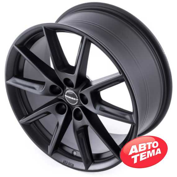 Купити Легковий диск BORBET LX18 BLACK MATT R18 W8 PCD5x114.3 ET48 DIA72.6