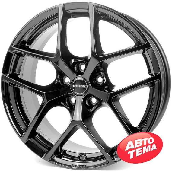 Купити Легковий диск BORBET Y BLACK GLOSSY R17 W7.5 PCD5x100 ET47 DIA64