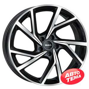 Купити Легковий диск MAK KASSEL BLACK MIRROR R18 W7.5 PCD5x110 ET39 DIA65.1