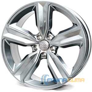 Купить Легковой диск REPLICA Audi R1093 Gunmetal R18 W8 PCD5x112 ET40 DIA66.6