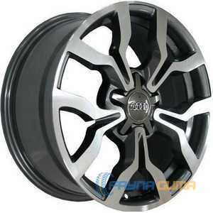 Купити Легковий диск REPLICA A60 Black Machine Face R18 W8.0 PCD5x112 ET35 DIA66.56