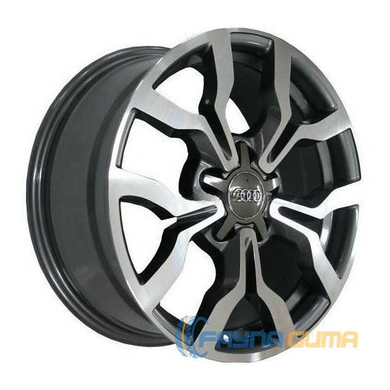 Купити Легковий диск REPLICA A60 Black Machine Face R18 W8.0 PCD5x112 ET35 DIA66.56
