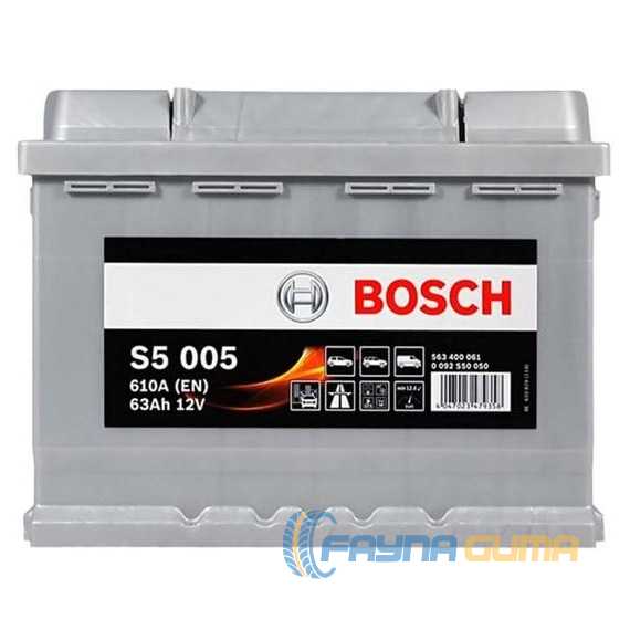 Аккумулятор BOSCH S5 63Ah - 