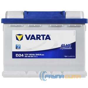 Купить Аккумулятор VARTA Blue Dynamic (D24) 60Ah 540A R plus (L2)