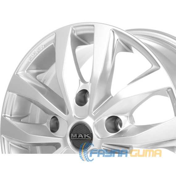 Купити Легковий диск MAK LOAD 5 SILVER R17 W7 PCD5x112 ET51 DIA66.1