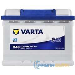 Купить Аккумулятор VARTA Blue Dynamic (D43) 60Ah 540A L Plus (L2X)