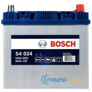 Купити Акумулятор BOSCH (S40 240) (D23) Asia 60Ah 540A R Plus