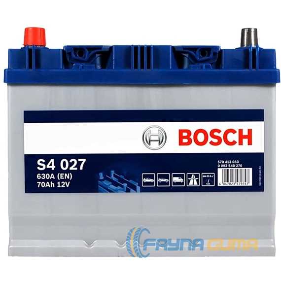Купить Аккумулятор BOSCH (S40 270) (D26) Asia 70Ah 630A L Plus