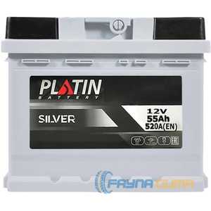 Купити Акумулятор PLATIN Silver MF 55Ah 520A L plus (L1)
