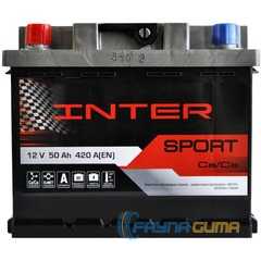 Купити Акумулятор INTER Sport 50Ah 420A L Plus (L1B)