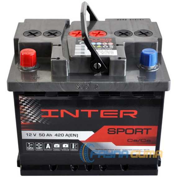Купить Аккумулятор INTER Sport 50Ah 420A L Plus (L1B)