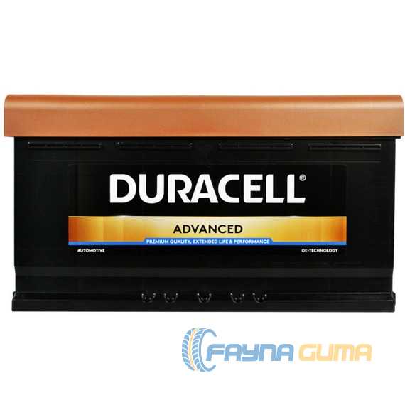 Купить Аккумулятор DURACELL Advanced 100Ah 820A R Plus