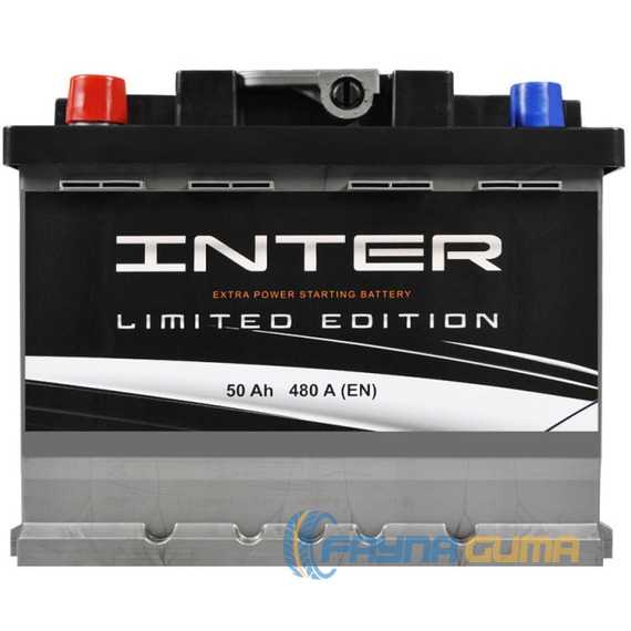 Купити Аккумулятор INTER limited edition 50Ah 480A L+