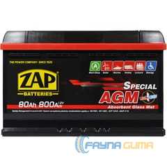 Купити Акумулятор ZAP AGM 80Ah 800A R+ (L3) (580 02)