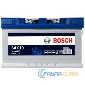 Купить Аккумулятор BOSCH (S40 100) (LB4) 80Ah 740A R Plus