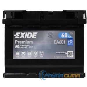 Купити Аккумулятор EXIDE Premium (EA601) 60Аh 600Ah L+