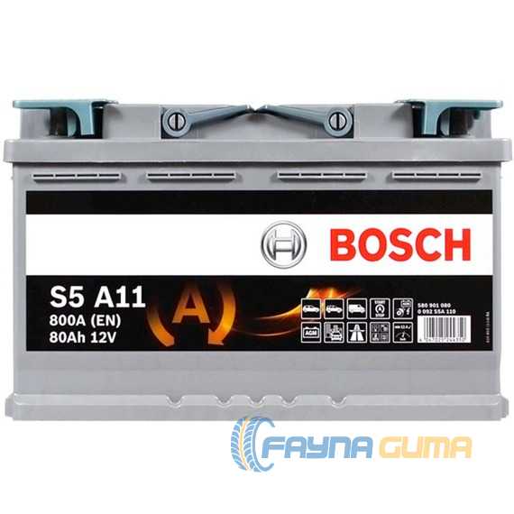 Аккумулятор BOSCH AGM (S5A 110) (L4) - 