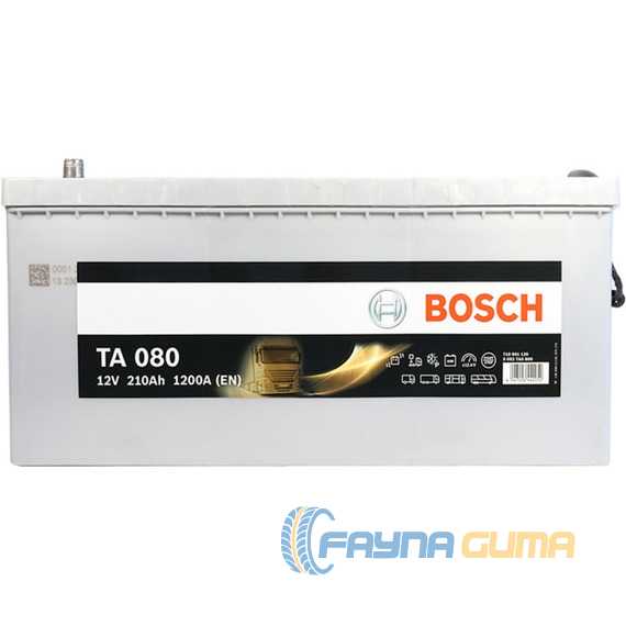 Аккумулятор BOSCH AGM (TA0 800) 210Ah 1200A L+ - 