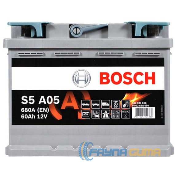 Аккумулятор BOSCH AGM (S5A 050) (L2) - 