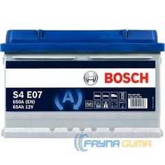 Купить Аккумулятор BOSCH EFB (S4E 070) (LB3) 65Ah 650A R+