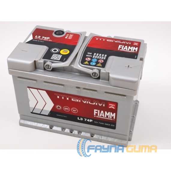 Купити Аккумулятор FIAMM TITANIUM PRO 6СТ- 74Аз 680А L+