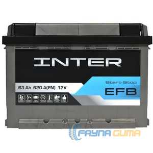 Купити Аккумулятор INTER EFB 6СТ-63 L+ (L2)