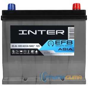 Купить Аккумулятор INTER EFB Premium Asia 6СТ-65 R+ EFB (D23)