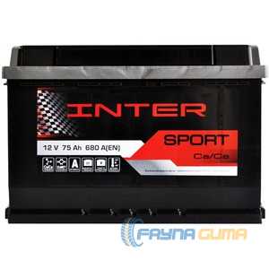 Купити Акумулятор INTER Sport 6СТ-75 L+ (L3)