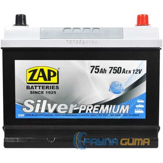 Аккумулятор ZAP Silver Premium Asia - 