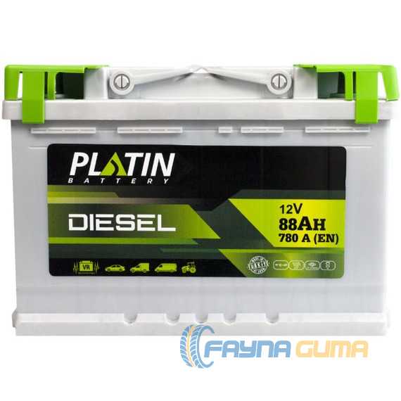 Купить Аккумулятор PLATIN Silver Diesel MF 6СТ-88 R+ (L3)