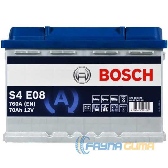 Аккумулятор BOSCH EFB (S4E 081) (L3) - 