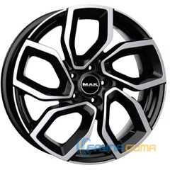 Купити Легковий диск MAK Apollo Black Mirror R17 W7.5 PCD5x108 ET45 DIA65.1