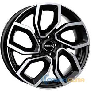 Купить Легковой диск MAK Apollo Black Mirror R17 W7.5 PCD5x108 ET45 DIA65.1