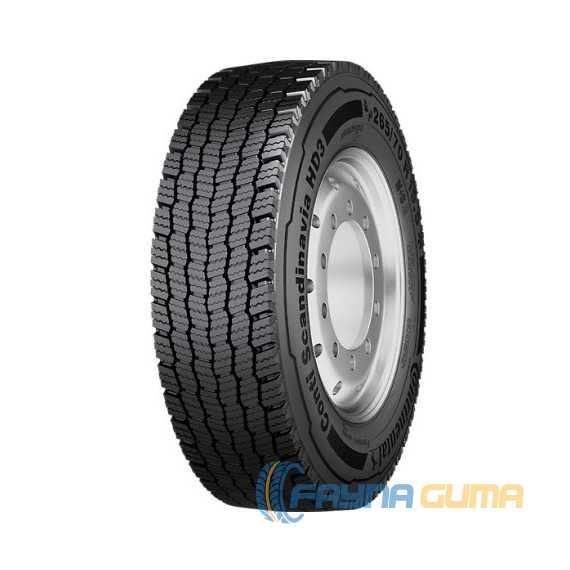 Купить Грузовая шина CONTINENTAL Conti Scandinavia HD3 (ведущая) 315/70R22.5 154/150L