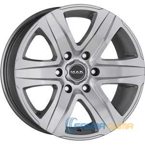 Купити Легковий диск MAK STONE6 SILVER R18 W8 PCD6x139.7 ET15 DIA106.1